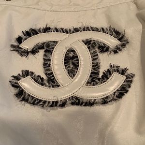 Chanel Ivory Lambskin Tote